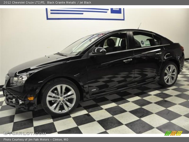 Black Granite Metallic / Jet Black 2012 Chevrolet Cruze LTZ/RS