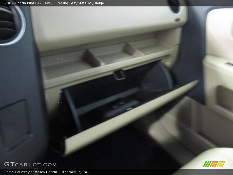 Sterling Gray Metallic / Beige 2009 Honda Pilot EX-L 4WD