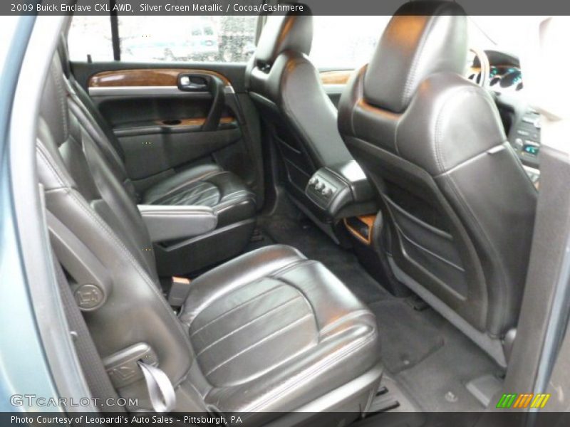 Silver Green Metallic / Cocoa/Cashmere 2009 Buick Enclave CXL AWD