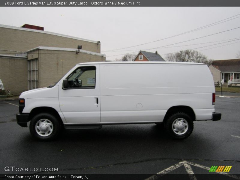Oxford White / Medium Flint 2009 Ford E Series Van E350 Super Duty Cargo