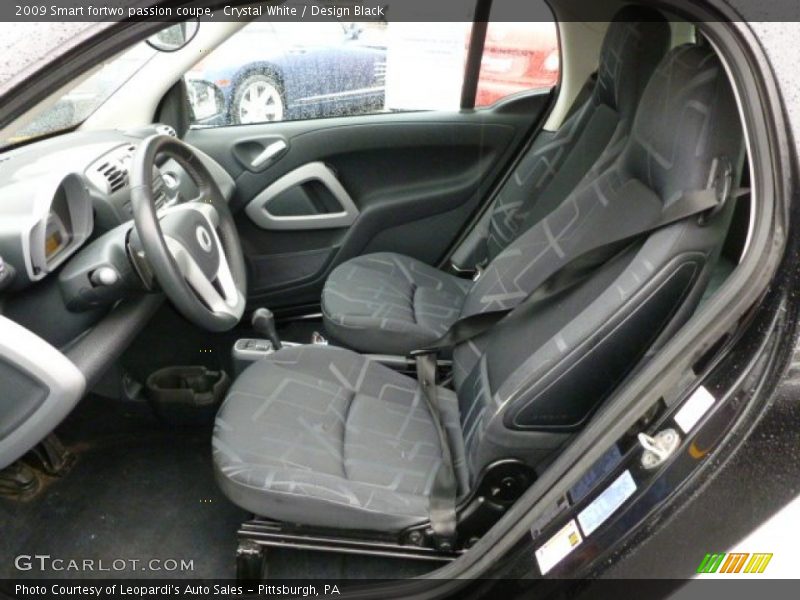  2009 fortwo passion coupe Design Black Interior