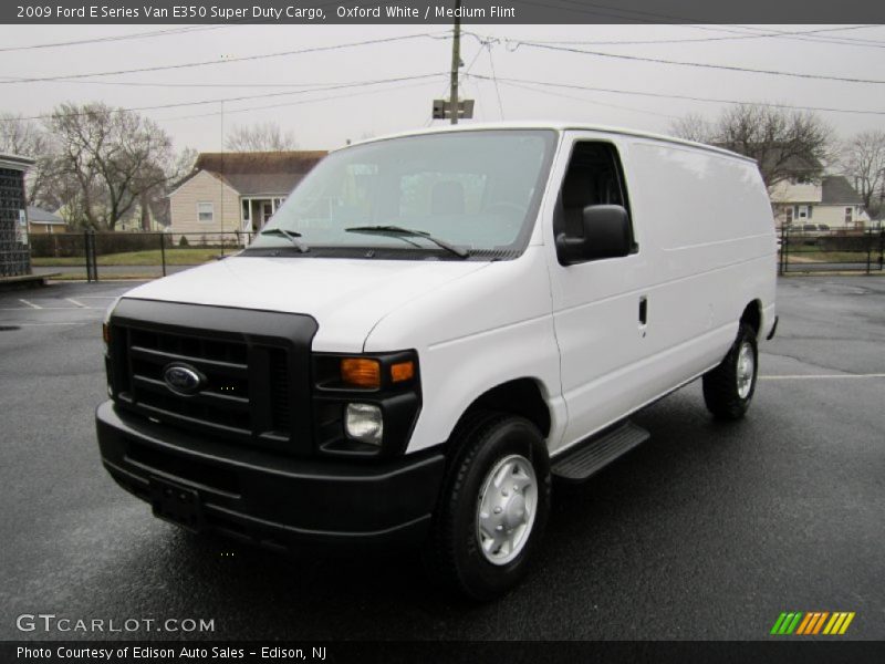 Oxford White / Medium Flint 2009 Ford E Series Van E350 Super Duty Cargo