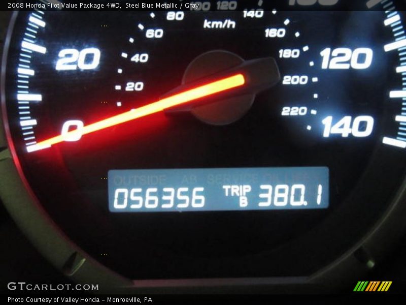 Steel Blue Metallic / Gray 2008 Honda Pilot Value Package 4WD