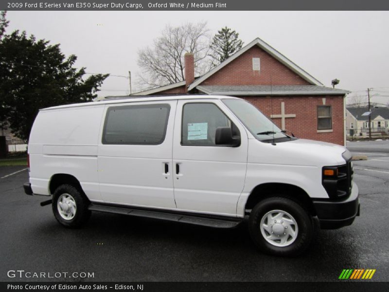 Oxford White / Medium Flint 2009 Ford E Series Van E350 Super Duty Cargo