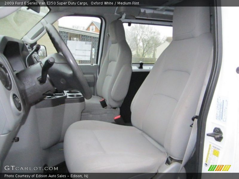 Oxford White / Medium Flint 2009 Ford E Series Van E350 Super Duty Cargo