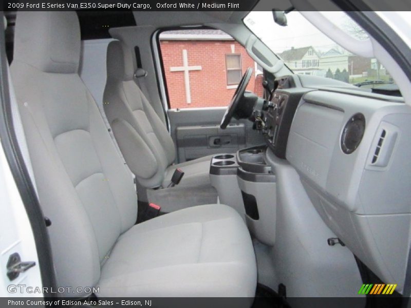 Oxford White / Medium Flint 2009 Ford E Series Van E350 Super Duty Cargo