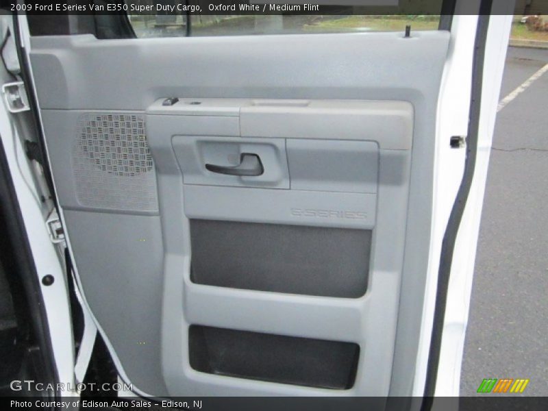 Oxford White / Medium Flint 2009 Ford E Series Van E350 Super Duty Cargo