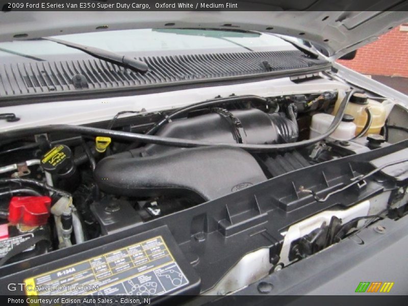 Oxford White / Medium Flint 2009 Ford E Series Van E350 Super Duty Cargo