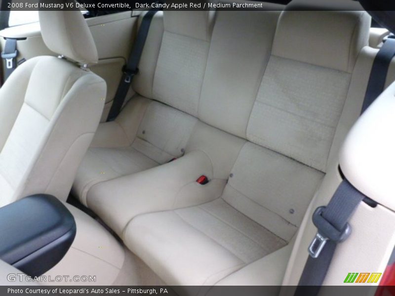 Rear Seat of 2008 Mustang V6 Deluxe Convertible