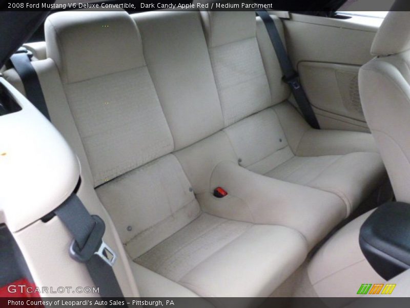 Rear Seat of 2008 Mustang V6 Deluxe Convertible