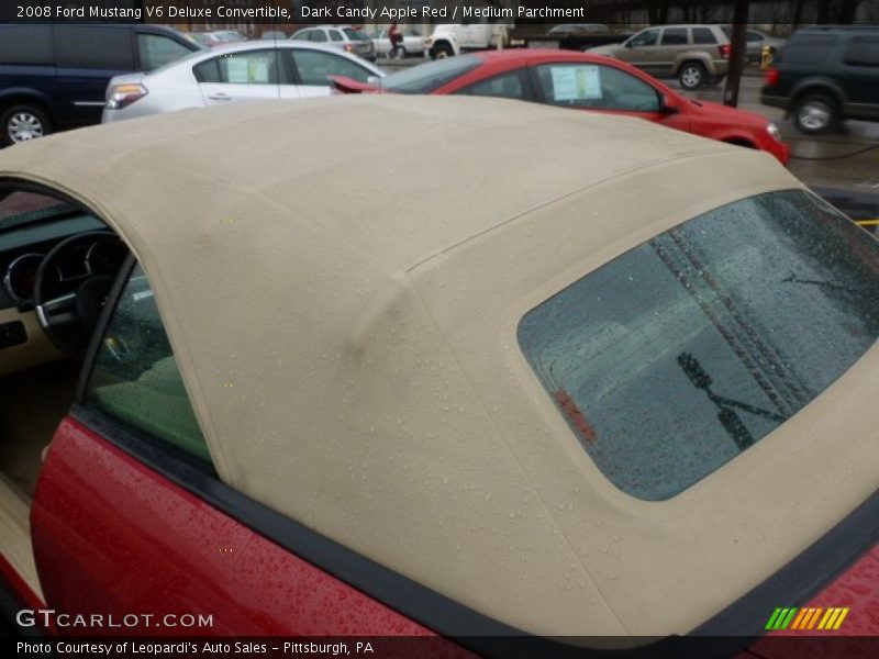 Dark Candy Apple Red / Medium Parchment 2008 Ford Mustang V6 Deluxe Convertible