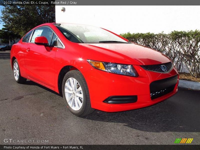Front 3/4 View of 2012 Civic EX-L Coupe
