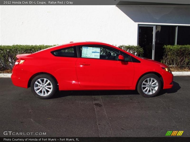  2012 Civic EX-L Coupe Rallye Red