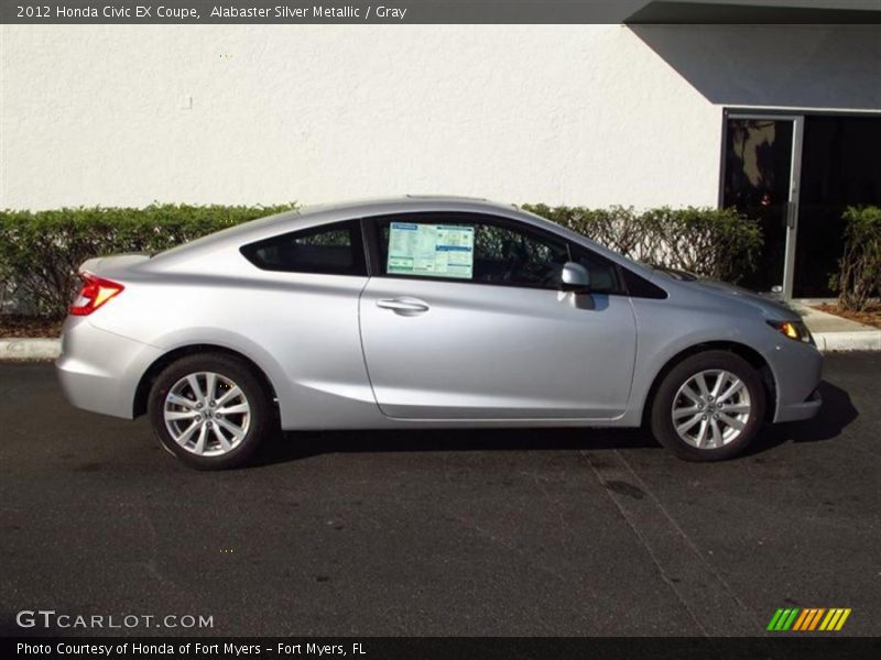  2012 Civic EX Coupe Alabaster Silver Metallic