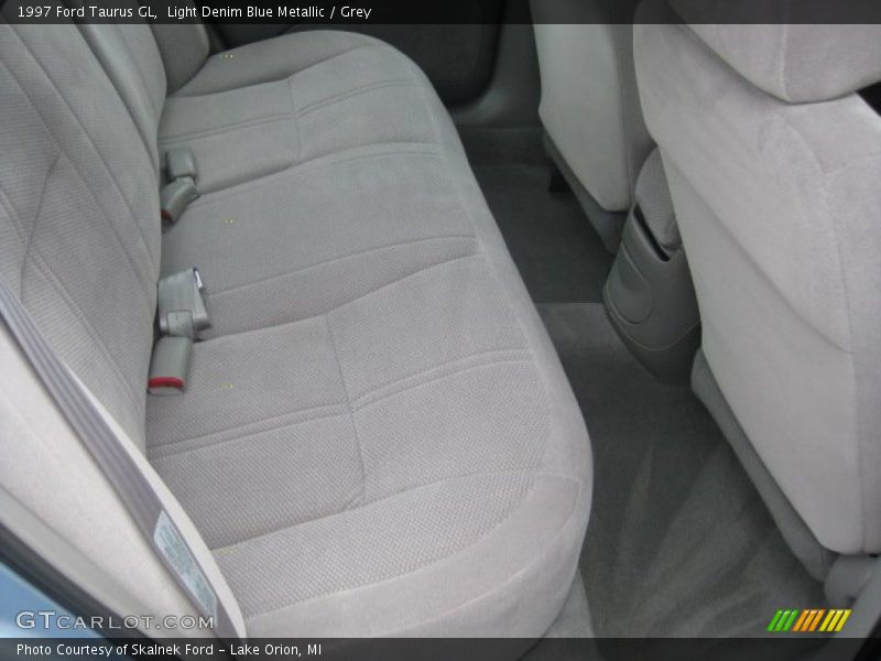 Light Denim Blue Metallic / Grey 1997 Ford Taurus GL