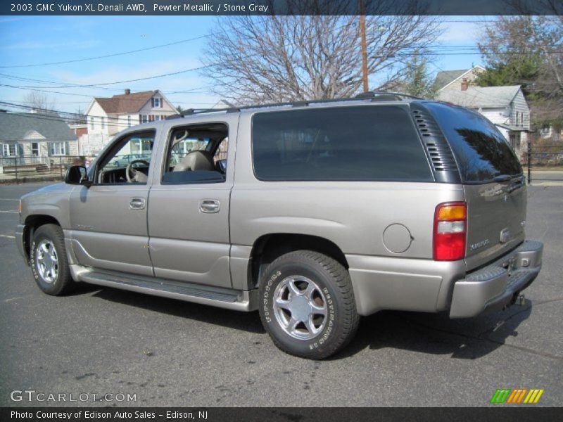 Pewter Metallic / Stone Gray 2003 GMC Yukon XL Denali AWD