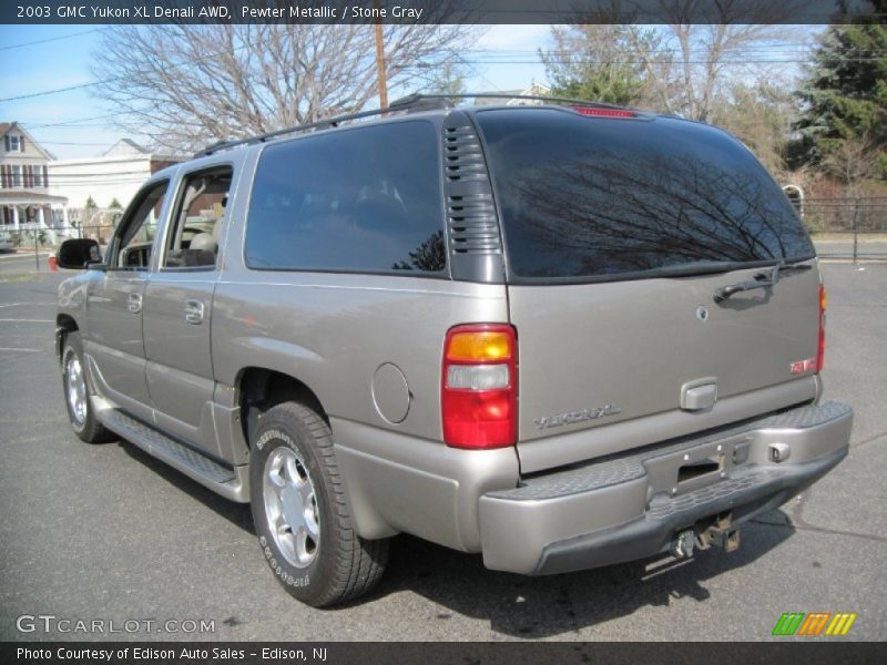 Pewter Metallic / Stone Gray 2003 GMC Yukon XL Denali AWD