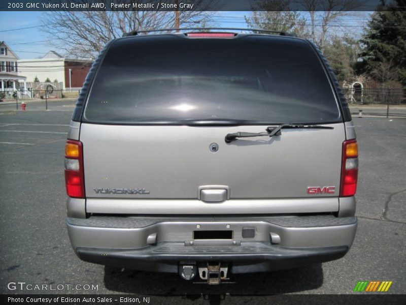 Pewter Metallic / Stone Gray 2003 GMC Yukon XL Denali AWD
