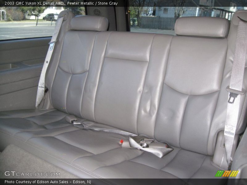 Pewter Metallic / Stone Gray 2003 GMC Yukon XL Denali AWD