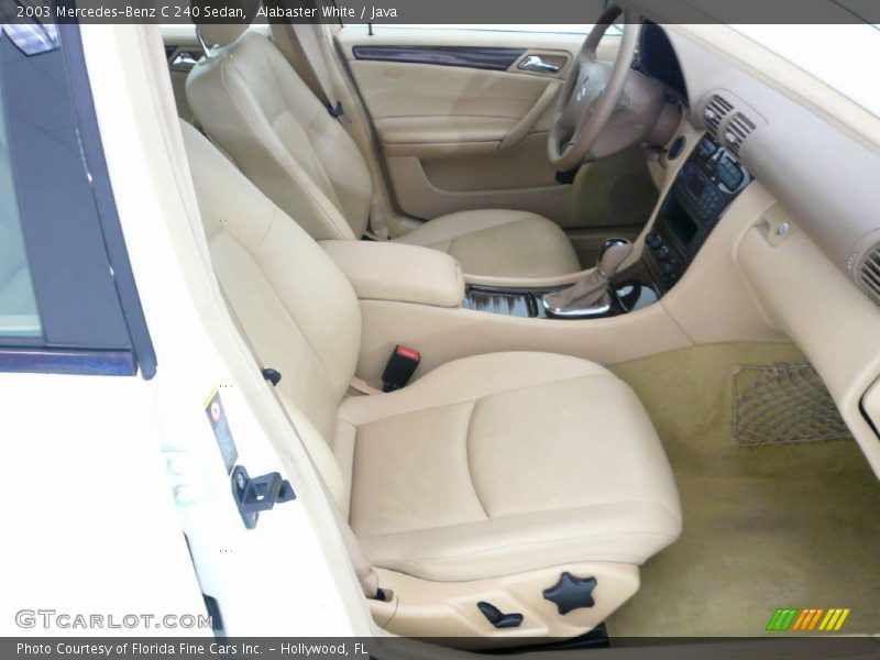 Alabaster White / Java 2003 Mercedes-Benz C 240 Sedan