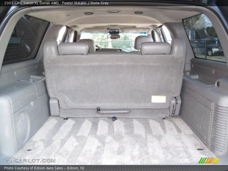 Pewter Metallic / Stone Gray 2003 GMC Yukon XL Denali AWD