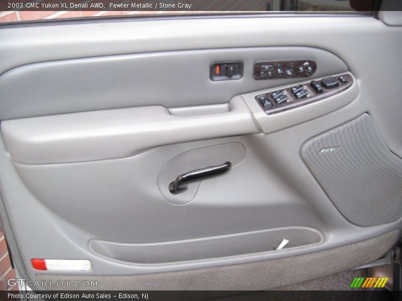 Pewter Metallic / Stone Gray 2003 GMC Yukon XL Denali AWD