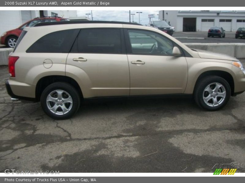 Aspen Gold Metallic / Beige 2008 Suzuki XL7 Luxury AWD