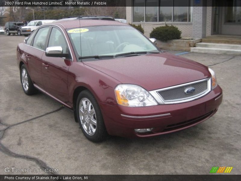 Merlot Metallic / Pebble 2007 Ford Five Hundred Limited