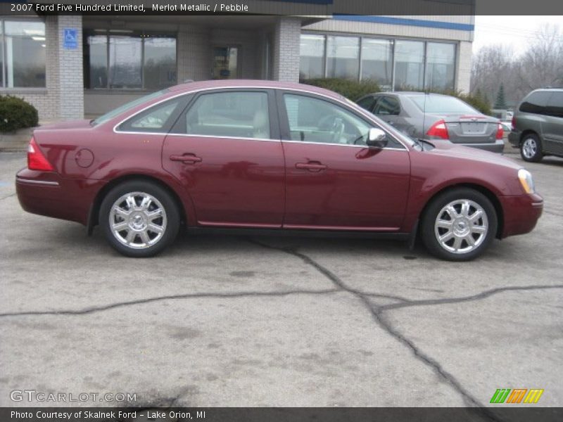 Merlot Metallic / Pebble 2007 Ford Five Hundred Limited