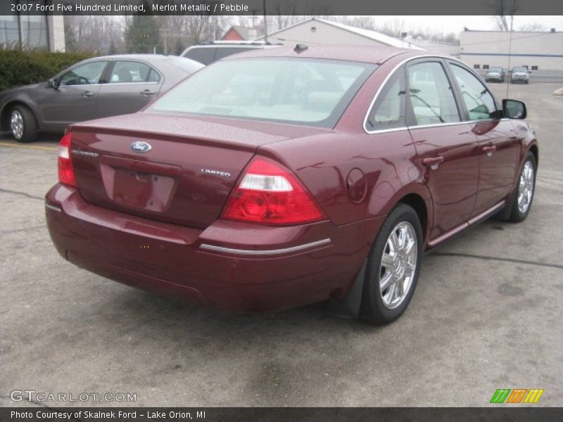 Merlot Metallic / Pebble 2007 Ford Five Hundred Limited