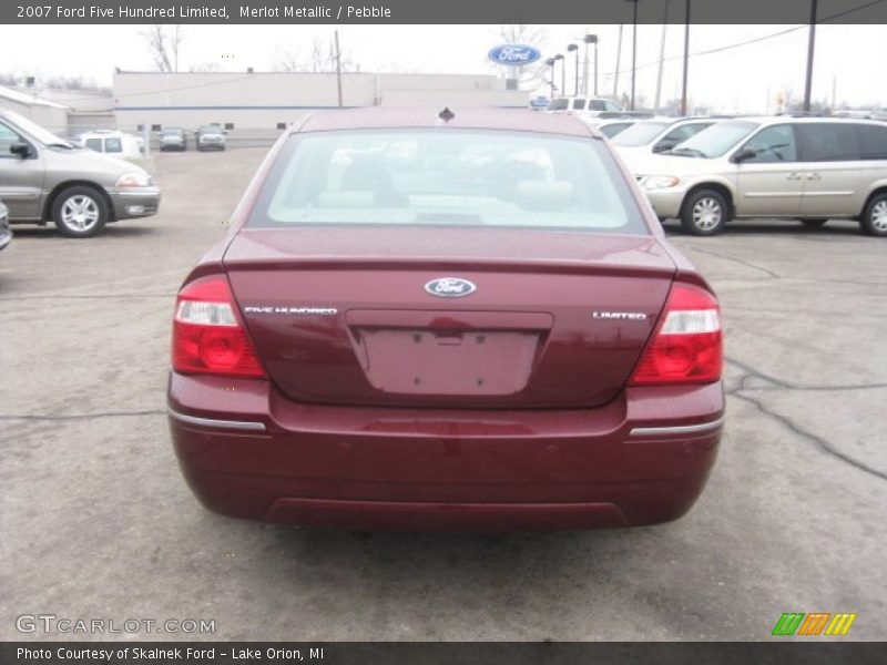 Merlot Metallic / Pebble 2007 Ford Five Hundred Limited