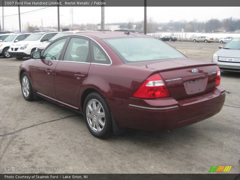 Merlot Metallic / Pebble 2007 Ford Five Hundred Limited