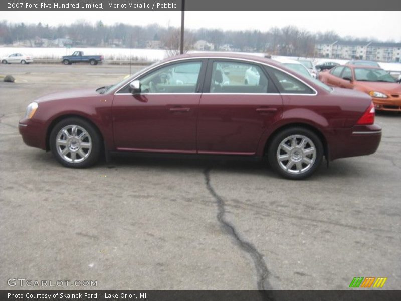 Merlot Metallic / Pebble 2007 Ford Five Hundred Limited
