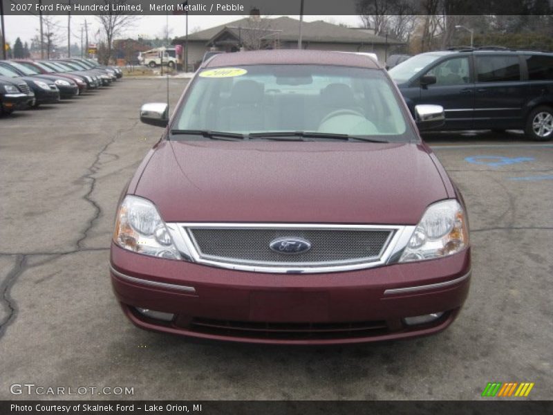 Merlot Metallic / Pebble 2007 Ford Five Hundred Limited