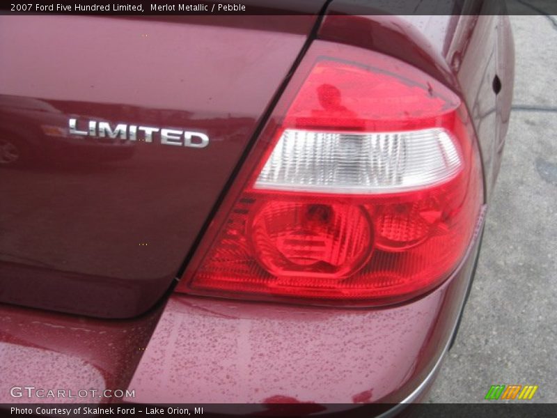 Merlot Metallic / Pebble 2007 Ford Five Hundred Limited