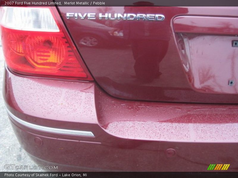 Merlot Metallic / Pebble 2007 Ford Five Hundred Limited
