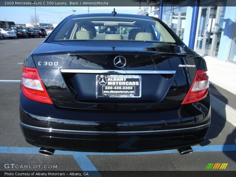 Black / Almond/Mocha 2009 Mercedes-Benz C 300 Luxury