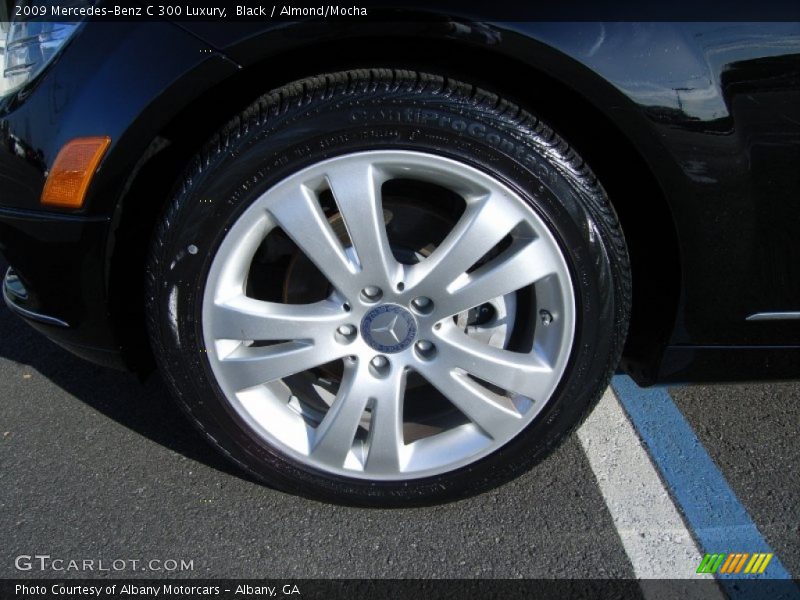 Black / Almond/Mocha 2009 Mercedes-Benz C 300 Luxury