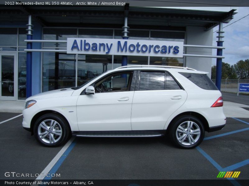 Arctic White / Almond Beige 2012 Mercedes-Benz ML 350 4Matic