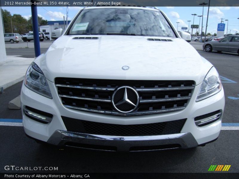 Arctic White / Almond Beige 2012 Mercedes-Benz ML 350 4Matic