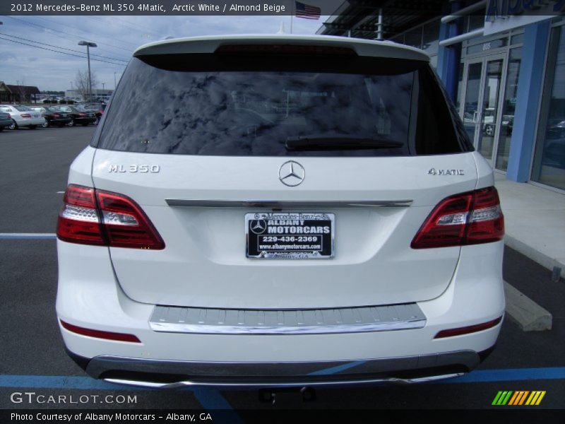 Arctic White / Almond Beige 2012 Mercedes-Benz ML 350 4Matic