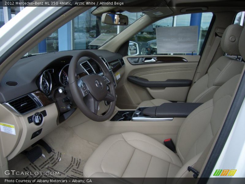 Arctic White / Almond Beige 2012 Mercedes-Benz ML 350 4Matic