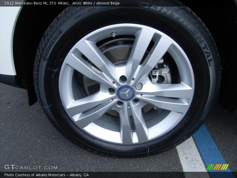 Arctic White / Almond Beige 2012 Mercedes-Benz ML 350 4Matic