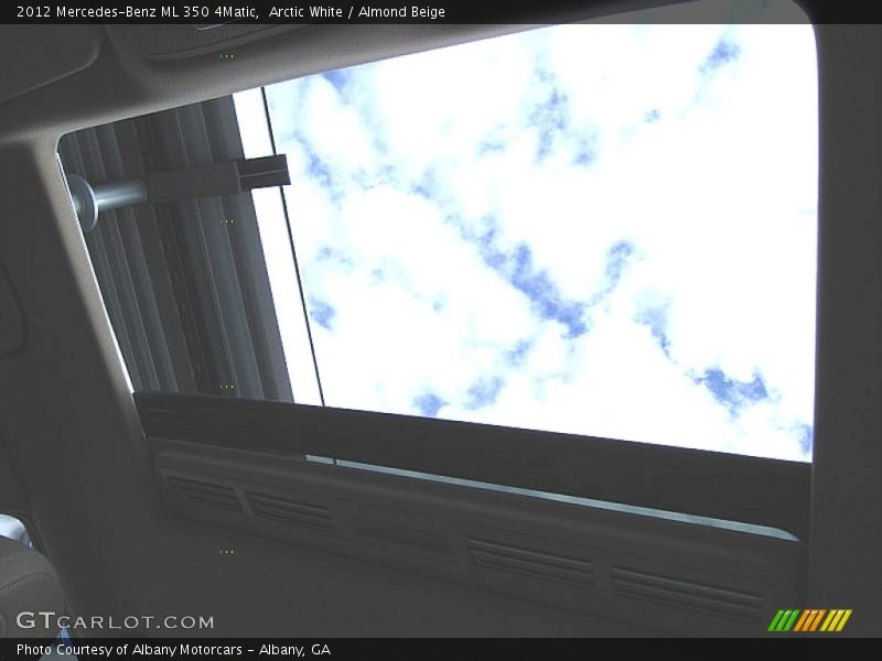 Arctic White / Almond Beige 2012 Mercedes-Benz ML 350 4Matic