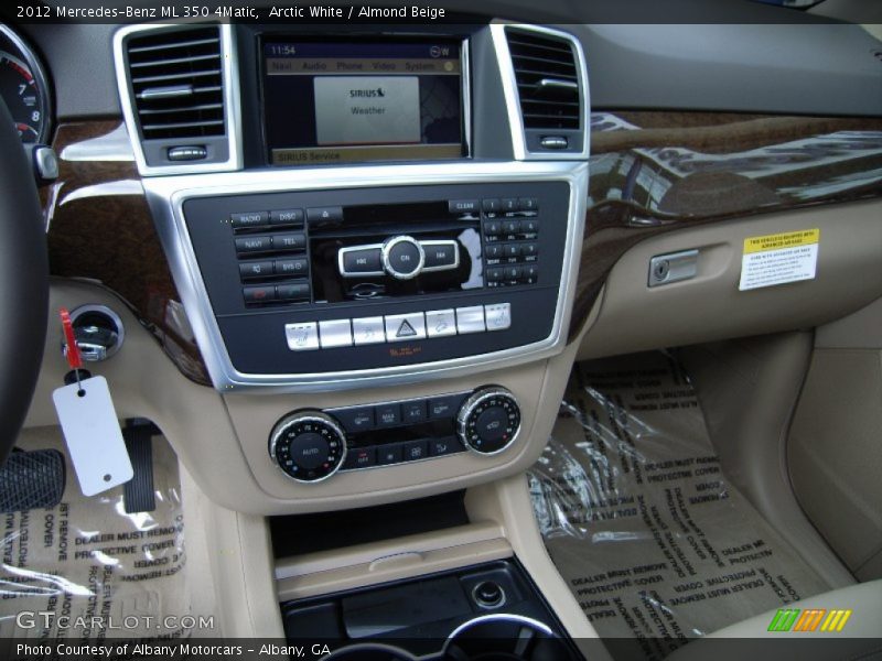 Arctic White / Almond Beige 2012 Mercedes-Benz ML 350 4Matic