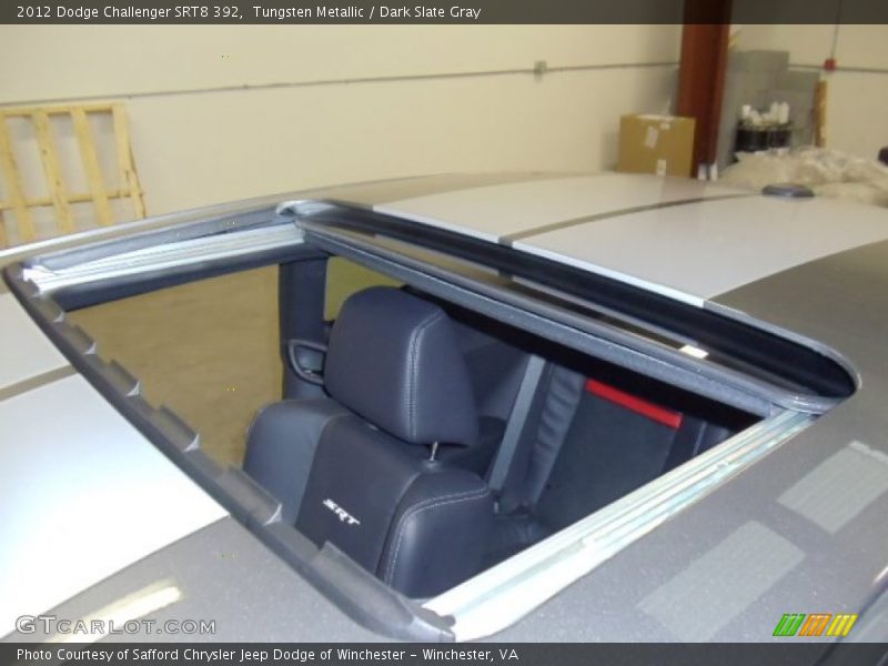 Sunroof of 2012 Challenger SRT8 392