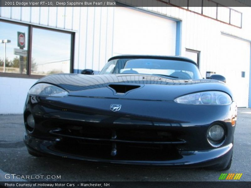 Deep Sapphire Blue Pearl / Black 2001 Dodge Viper RT-10