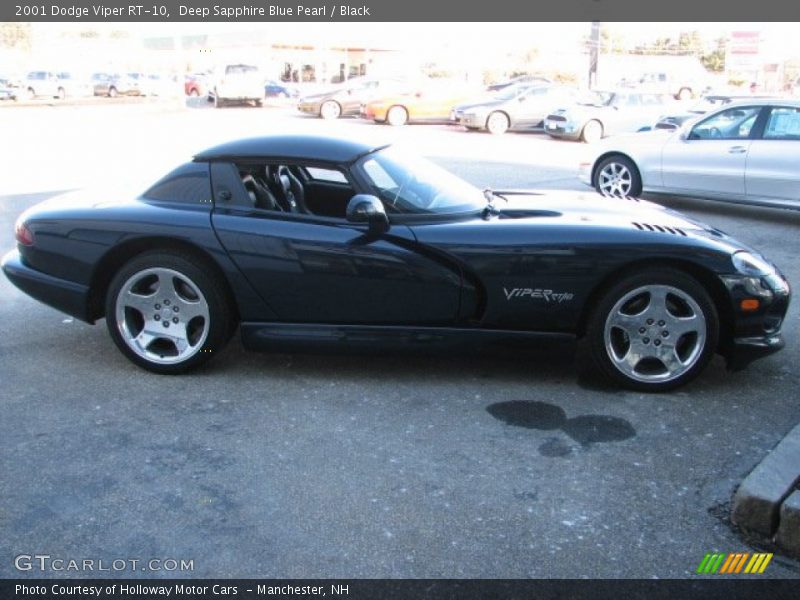 Deep Sapphire Blue Pearl / Black 2001 Dodge Viper RT-10