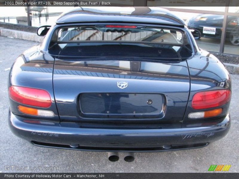 Deep Sapphire Blue Pearl / Black 2001 Dodge Viper RT-10