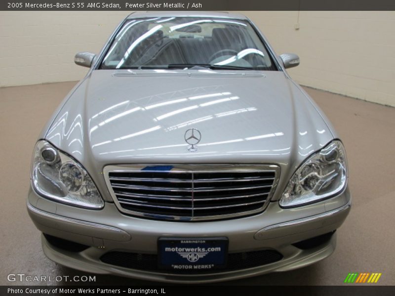 Pewter Silver Metallic / Ash 2005 Mercedes-Benz S 55 AMG Sedan